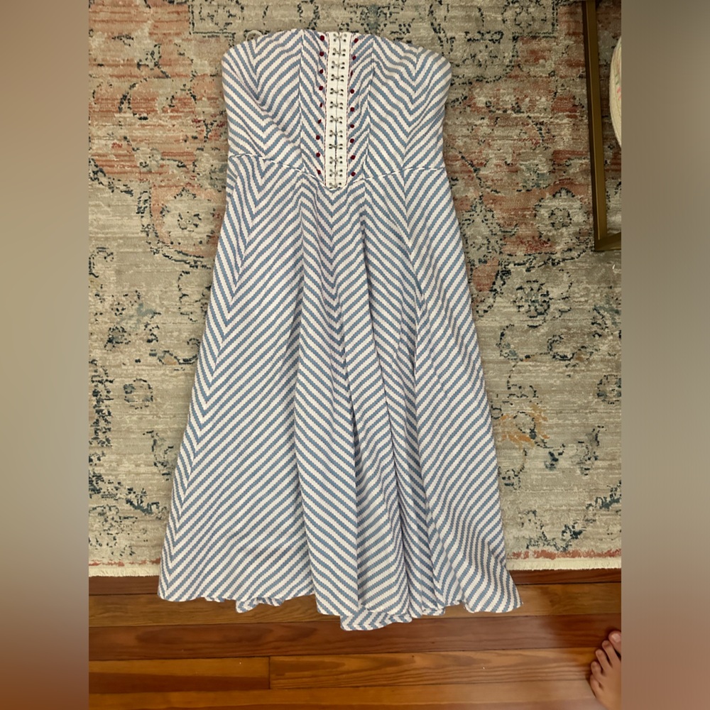 Maeve by Anthropologie Textured Striped Garment